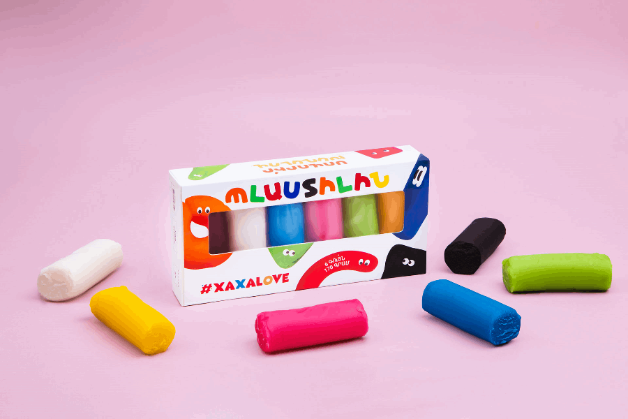 #Xaxalove Պլաստիլիններ և կավագործություն Պլաստիլին օրգանական 14 գույն | Xaxalove